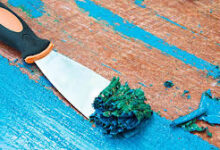 Removing paint on wood