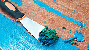 Removing paint on wood